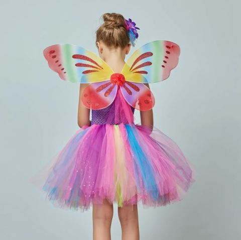Фея бабочка платье пачка для девочки