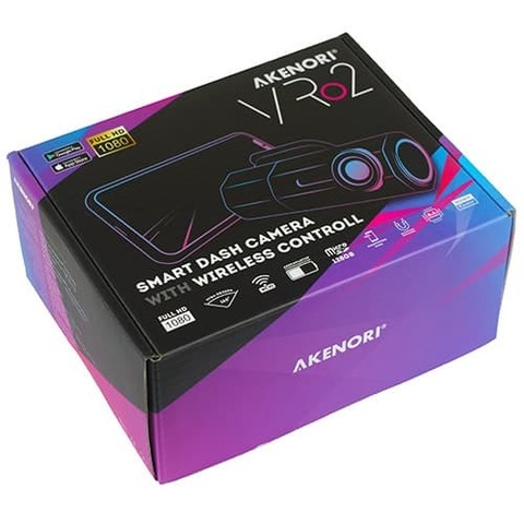 Видеорегистратор Akenori VR02 Max (в комплекте карта на 64GB+Power magic Akenori)