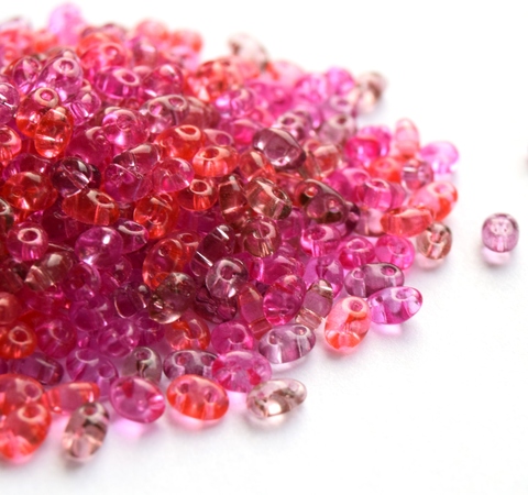 Бисер Twin Микс №12 розовый, яркий