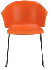 Кресло пластиковое, Pedrali Grace, оранжевый