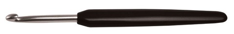 Крючок KnitPro Basix Aluminum с эргономической ручкой 4 мм 30815