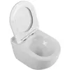 BelBagno BB017CH-TOR/SC SENSO-TOR Унитаз подвесной безободковый  со смывом "Торнадо", с сиденьем дюропласт soft close, BB017CH-TOR/SC
