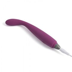 Фиолетовый гибкий тонкий вибратор Coco для G-стимуляции - 18,2 см. - 