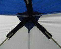 Зимняя палатка куб Следопыт 1,5*1,5 м Oxford 240D PU 2000 PF-TW-01/03 (белый/синий)