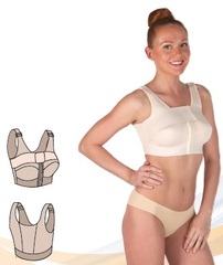 Бюстгальтер компрессионный с фиксирующей лентой