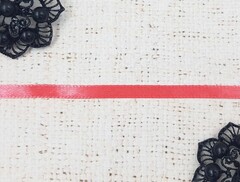 Лента атласная, ш. 0,5 см, 163 (24) коралл