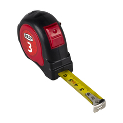 Рулетка Кедр, с автостопом, двухкомпонентный корпус, 3 м x 16 мм