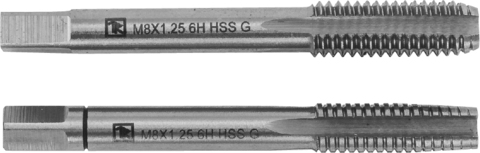 Thorvik MT71S2 Набор метчиков T-COMBO двухпроходных ручных универсальных М7х1.0, HSS-G, 2 шт.