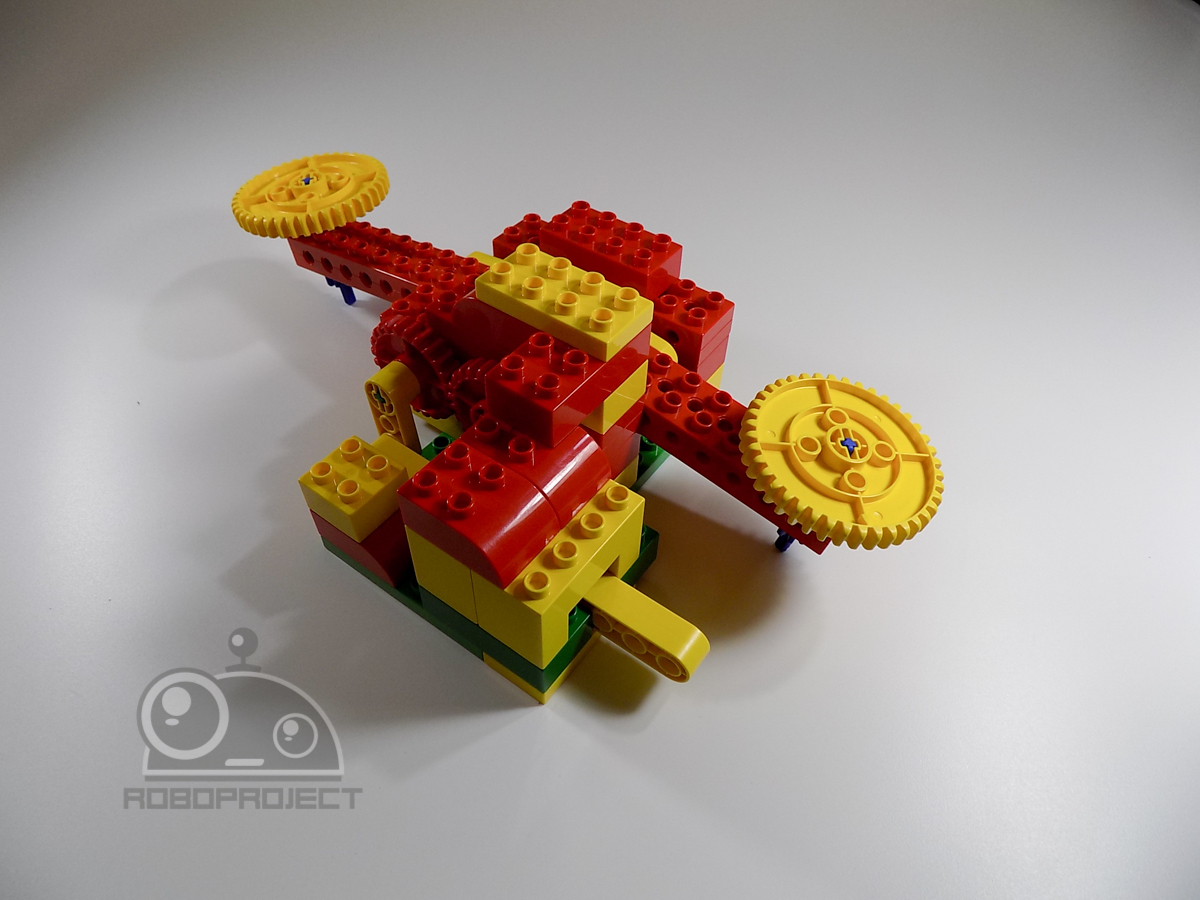 Lego Первые механизмы | Инструкция по сборке Мухоловки |400 руб