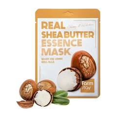 Тканевая маска с маслом ши FARMSTAY Real Shea Butter Essence Mask