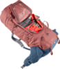 Картинка рюкзак туристический Deuter Aircontact X 80+15 SL Redwood-Ink - 4
