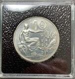 K16209 Чехословакия 10 крон, 1932 Ag-700, 10 gr