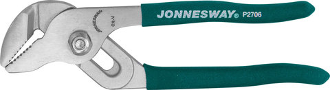 Jonnesway P2706 Клещи переставные с трубным захватом и ПВХ рукоятками, 160 мм, 0-20 мм 48298