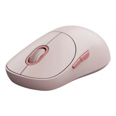 Мышь Xiaomi Wireless Mouse 3 розовый оптическая 1200dpi silent беспров. BT/Radio USB для ноутбука 4but (BHR8911GL)