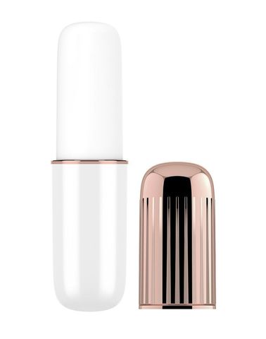 Бело-золотистая перезаряжаемая вибропулька Satisfyer Mini Secret Affair - Satisfyer 4001197