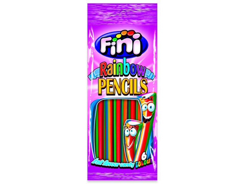 Жевательный мармелад Fini Rainbow pencils разноцветные 100 гр