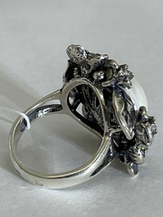 Клумба (кольцо из серебра)