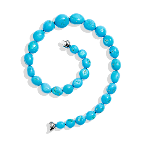 Колье из аризонской барочной бирюзы, N0044-1/1