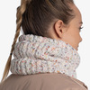 Картинка шарф-труба Buff Neckwarmer Knitted Polar Kim White - 5