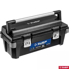 ЗУБР УМЕЛЕЦ-25, 650 x 275 x 265 мм, (25?), пластиковый ящик для инструментов, Профессионал (38141-25)