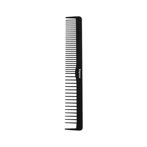 Расческа парикмахерская «Carbon fiber» 172*27 мм
