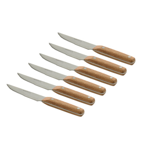 Набор 6пр ножей для стейка