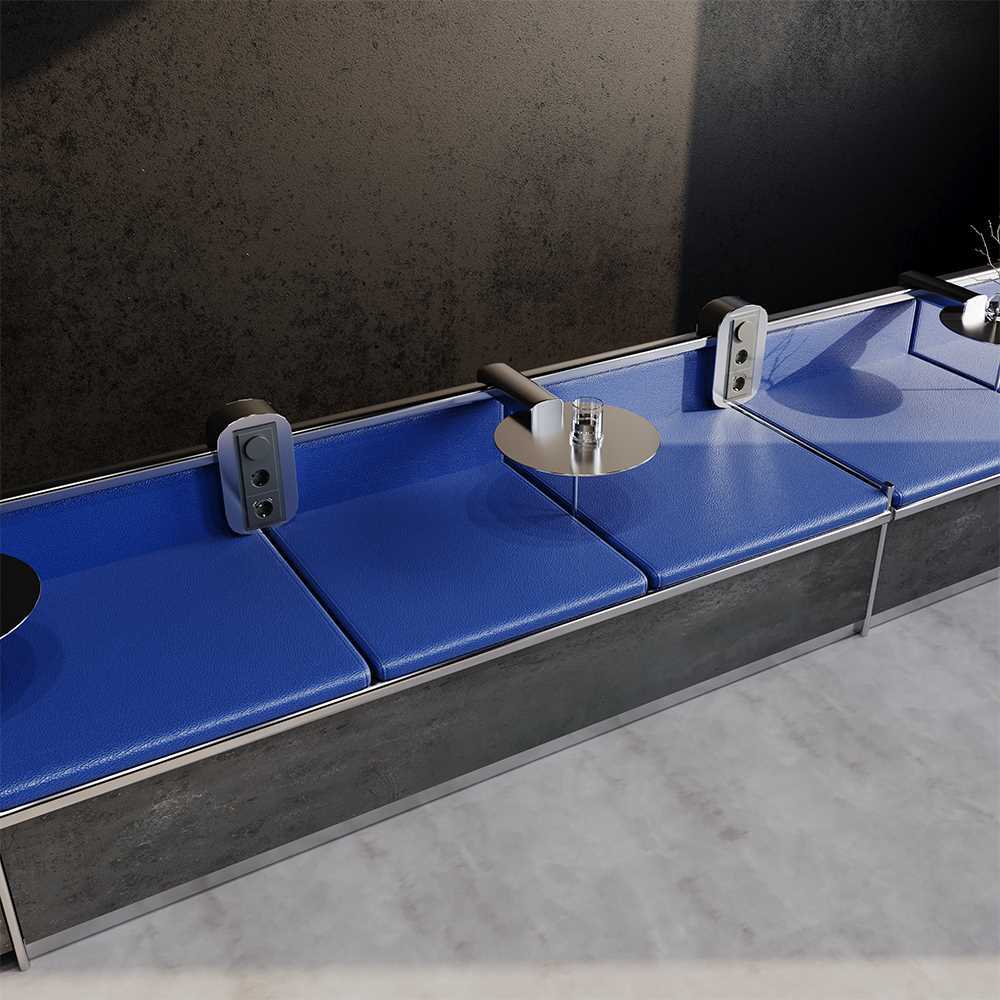 Светорегулятор встраиваемый Voltum S70 поворотно-нажимной 600 Вт, (титан) VLS070306