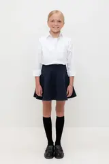 юбка  для девочки  К 7140/индиго