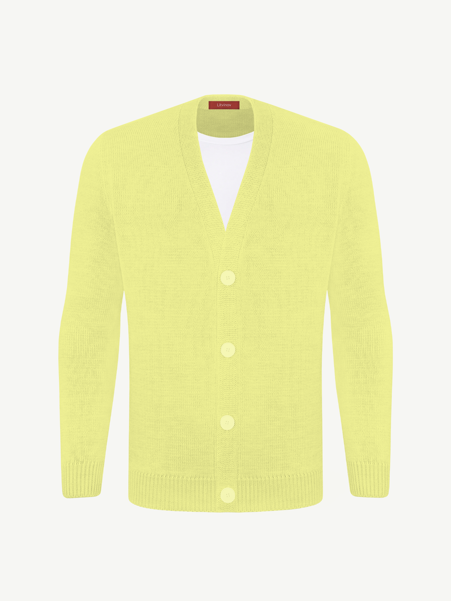 Кардиган с пуговицами из шелка