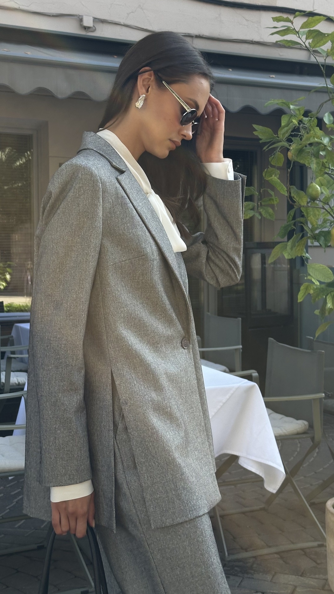 Блейзер прямого кроя с разрезами PREMIUM QUALITY