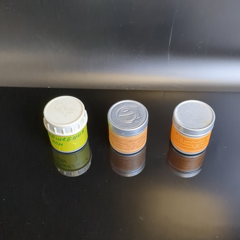 Набор из 3 диафильмов - В стране наоборот, Волшебник Али, Маша и медведь - СССР