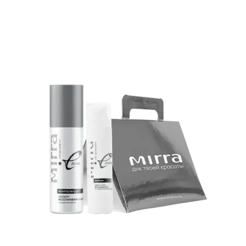 Набор в коробке-сумочке (КРЕМ-ГЕЛЬ ВОЛШЕБНЫЙ; ЛОСЬОН ВОССТАНАВЛИВАЮЩИЙ)