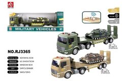 Автовоз с Танком, свет/звук, размер 42см*17см*10см