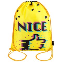 
          Мешок для сменной обуви 1 отделение Проф-Пресс, 360х480 мм, уплотненый, двойной шнурок, "Модный логотип"