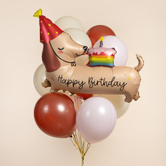 К Фигура, Таксик с кексиком, 37''/94 см, 1 шт.