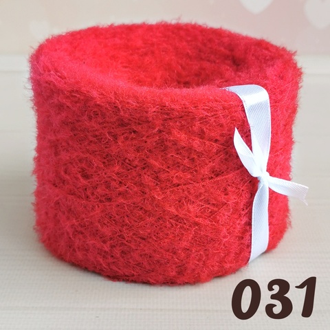 Вискозная травка 800м/100г, 031 Красный