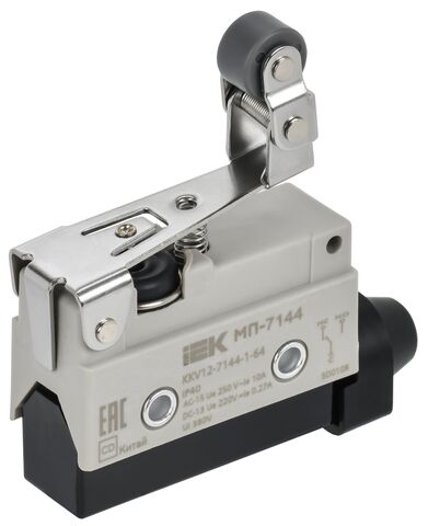 Микр. конц. МП-7144 укор. рычаг с рег. рол. IP40 IEK