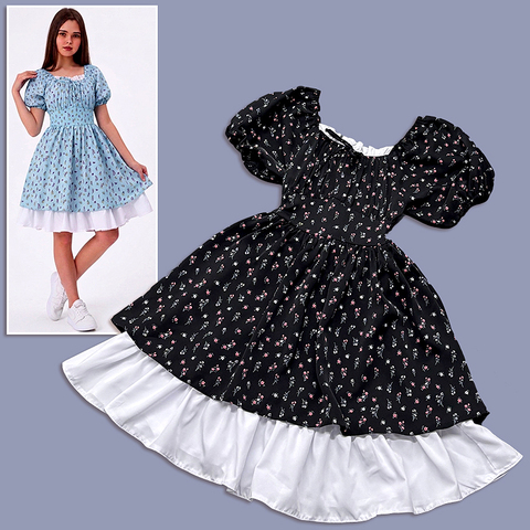 Платье девочке (9-13) 260415-WD153