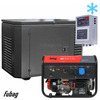 Бензиновый генератор в зимнем кожухе с блоком АВР Fubag BS 9000 A ES/1200SCW RAL 7024 — фото 1