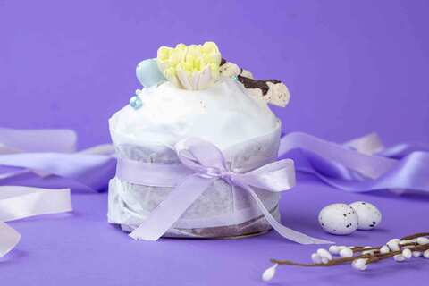 Авторский пасхальный кулич-творожный, 400 г