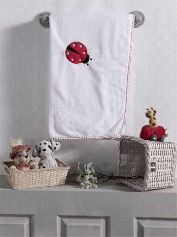 Плед велсофт "Little Ladybug", 100% полиэстер, размер 80*120 см (стандарт)