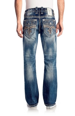 Rock Revival | Джинсы мужские JOSUE B202 BOOT RP2322B202 сзади
