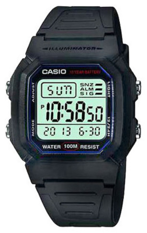 Наручные часы Casio W-800H-1A фото