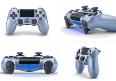 Беспроводной контроллер Dualshock 4 (Titanium Blue, 2ое поколение, China)