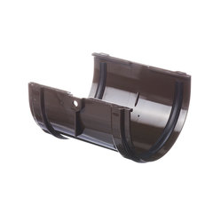 Соединитель желоба ПВХ Docke Standart Шоколад(Premium)