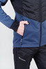 Премиальная куртка для лыж и зимнего бега Nordski Hybrid Blue-Black