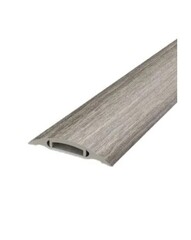 Порог с монтажным каналом Идеал 42 мм 296 Орех серый