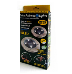 Напольный садовый светильник 4 Led (2 шт)