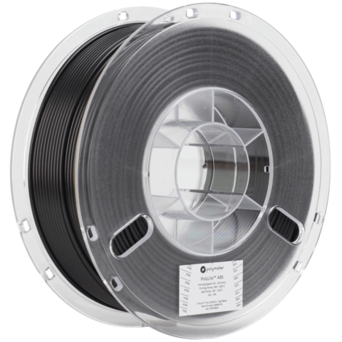 Пластик для 3D-принтера PolyMaker PolyLite ABS, 1.75 мм, 1 кг, Черный