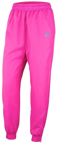 Женские теннисные брюки Nike Court Tennis Pant NY - pink foil/hot lime/white/sapphire